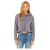 M·E·R·M·A·I·D "FRIENDS" Gray Crop Hoodie