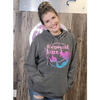 "Mermaid Wax®" Logo Gray Hoodie