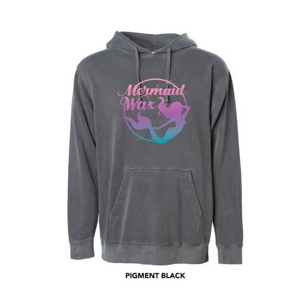 "Mermaid Wax®" Logo Gray Hoodie