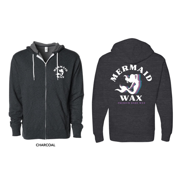 Retro Charcoal Zip Up Jacket